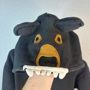 Wild Child Hoodies Black Bear Hoodie w/ Ears